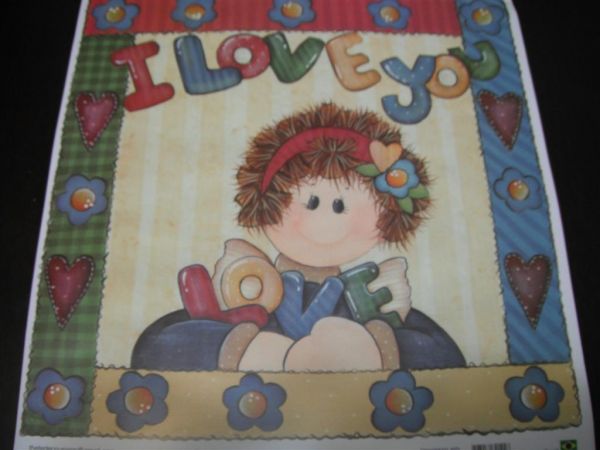 Papel Teca I Love You - nº44